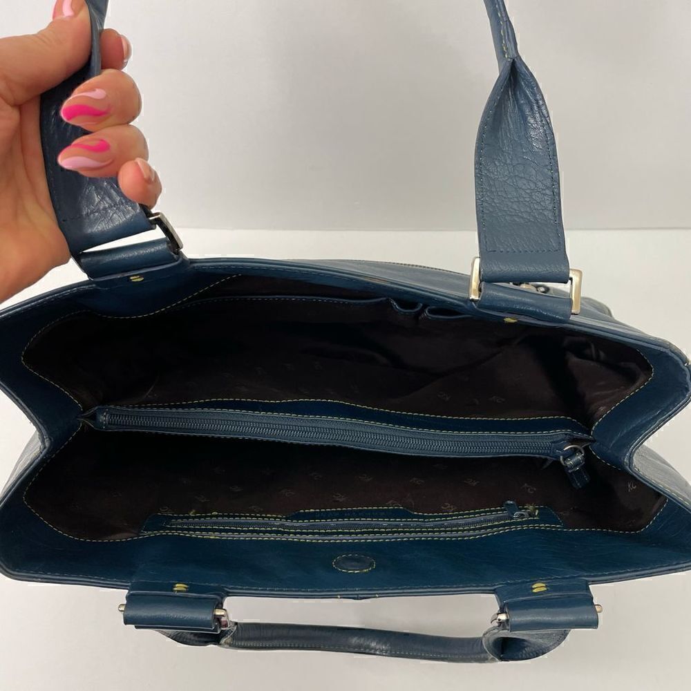 Kenneth Cole| Medium| Handbag | Blue| Several pockets - Picture 8 of 12